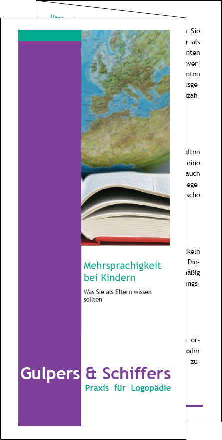 Info-Flyer Mehrsprachigkeit bei Kindern